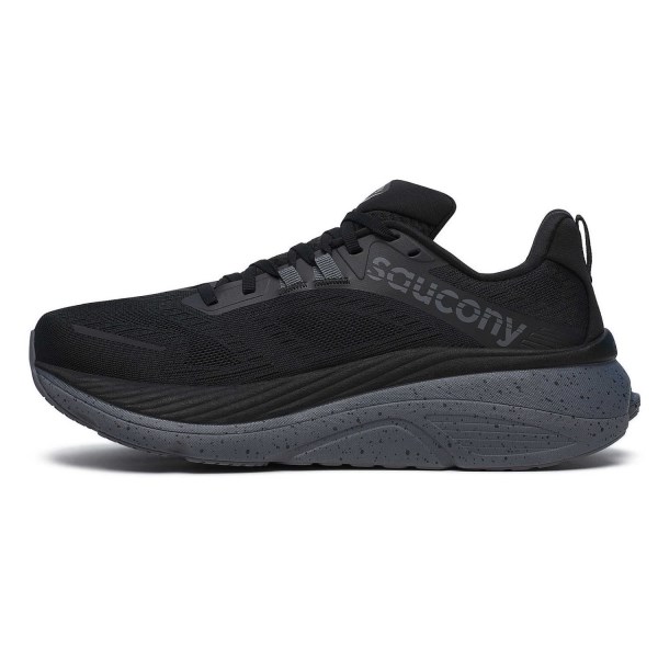 Saucony Hurricane 24 - Mens Running Shoes - Black/Shadow