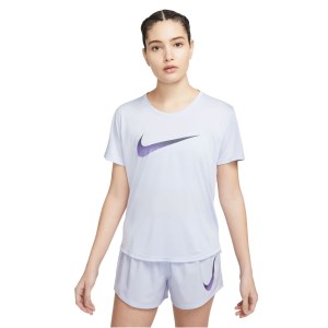 Nike Dri-Fit One Womens Running T-Shirt - Oxygen Purple
