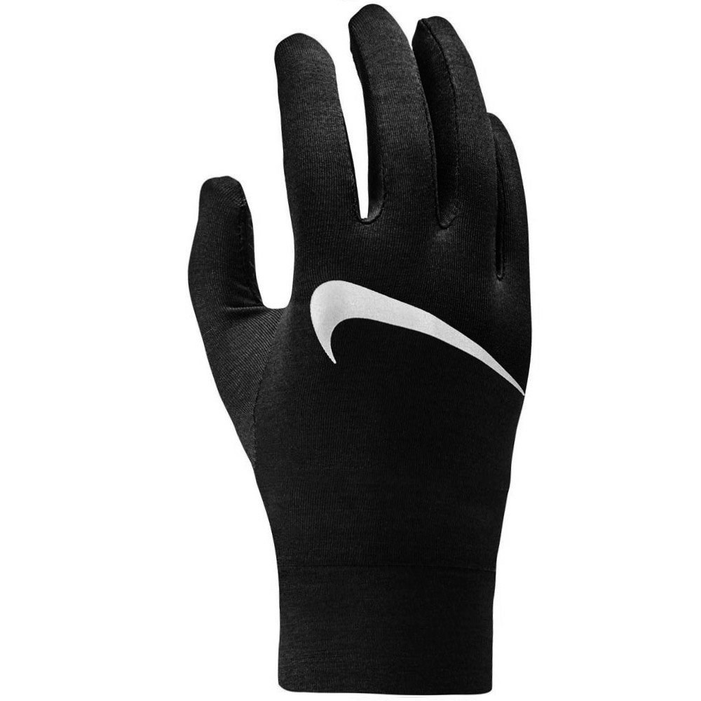 Nike Miler Running Gloves - Black/Silver | Sportitude