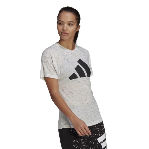 Adidas Sportswear Winners 2.0 Womens T-Shirt - White Melange