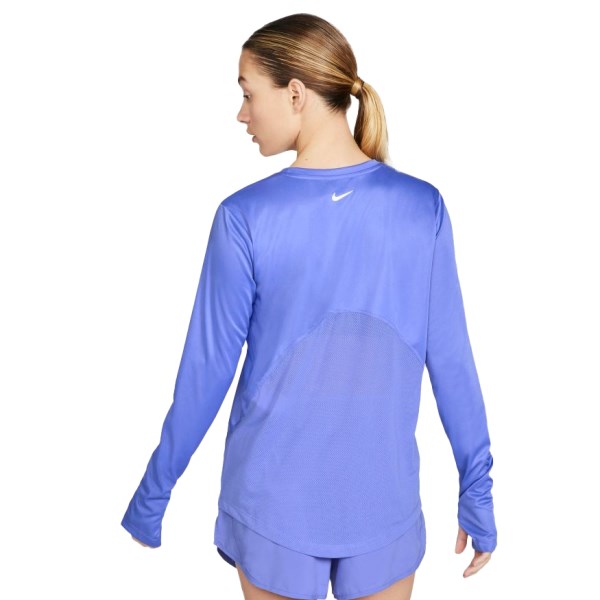 Nike Miler Womens Long Sleeve Running Top - Sapphire