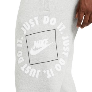 Nike Just Do It Fleece Mens Track Pants - Dark Grey/Heather/Iron Grey