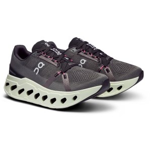 On Cloudeclipse - Womens Running Shoes - Rock/Lima