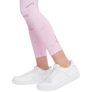 Nike Swooshfetti Kids Girls Leggings - Pink Foam
