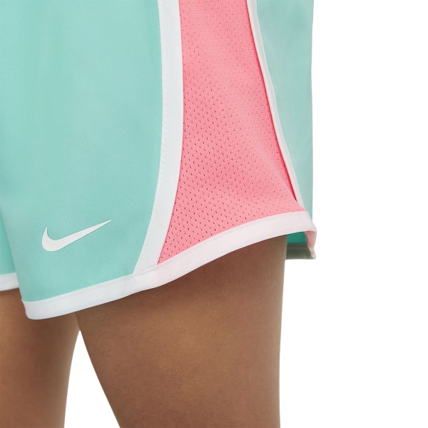 Nike Tempo Kids Girls Running Shorts - Tropical White/Sunset