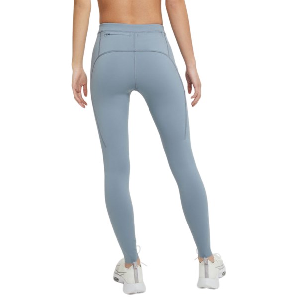 Nike Epic Luxe Mid-Rise Womens Running Tights - Ashen Slate/Black