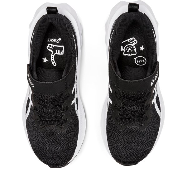 Asics NovaBlast 2 PS - Kids Running Shoes - Black/White