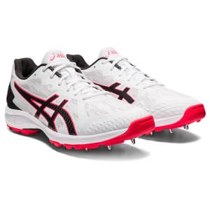 Asics Strike Rate FF - Mens Cricket Shoes - White/Graphite Grey