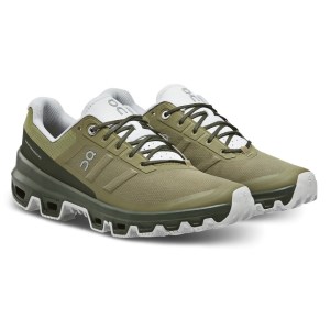 On Cloudventure 3 - Womens Trail Running Shoes - Olive/Fir