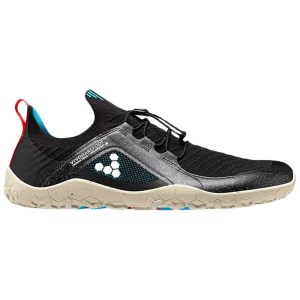 Vivobarefoot Primus Trail Knit FG Finisterre - Mens Trail Running Shoes - Obsidian Black