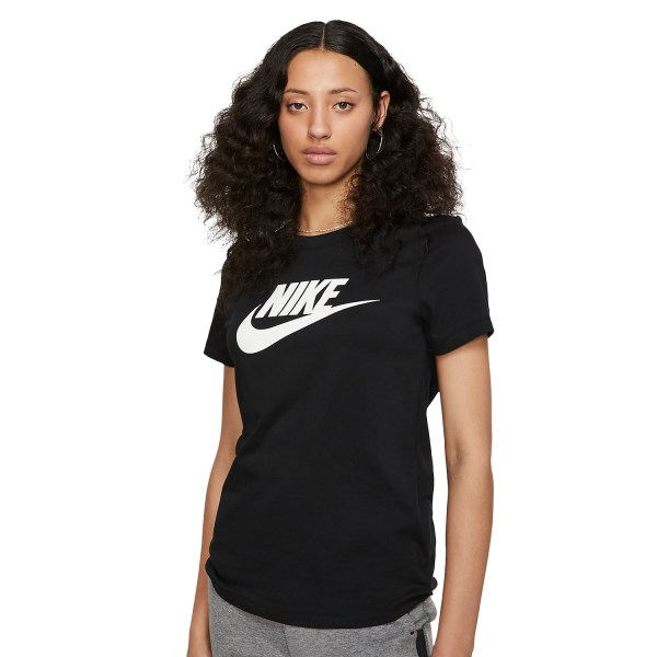 Nike Sportswear Essential Womens T-Shirt - Black/White