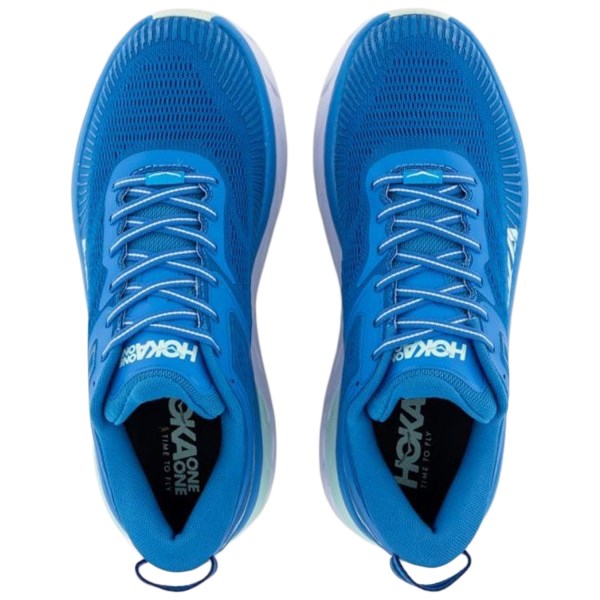 Hoka Bondi 7 - Mens Running Shoes - Ibiza Blue/Blue Glass