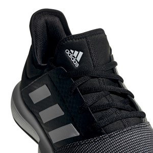 Adidas GameCourt - Mens Tennis Shoes - Core Black/Footwear White/Grey