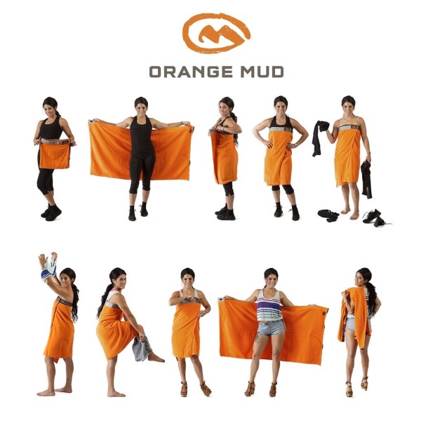 Orange Mud Transition Towel and Car Seat Cover