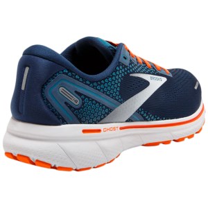 Brooks Ghost 14 - Mens Running Shoes - Titan/Teal/Flame