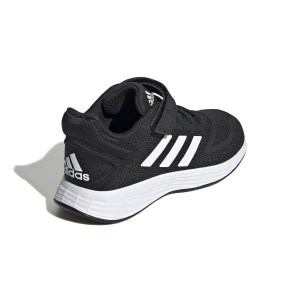 Adidas Duramo 10 EL - Kids Running Shoes - Triple Black/White