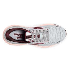 Brooks Adrenaline GTS 22 - Womens Running Shoes - Grey/Rose/Pink