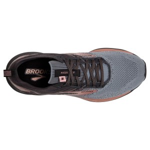 Brooks Ricochet 3 - Womens Running Shoes - Grey/Black/Rose Gold