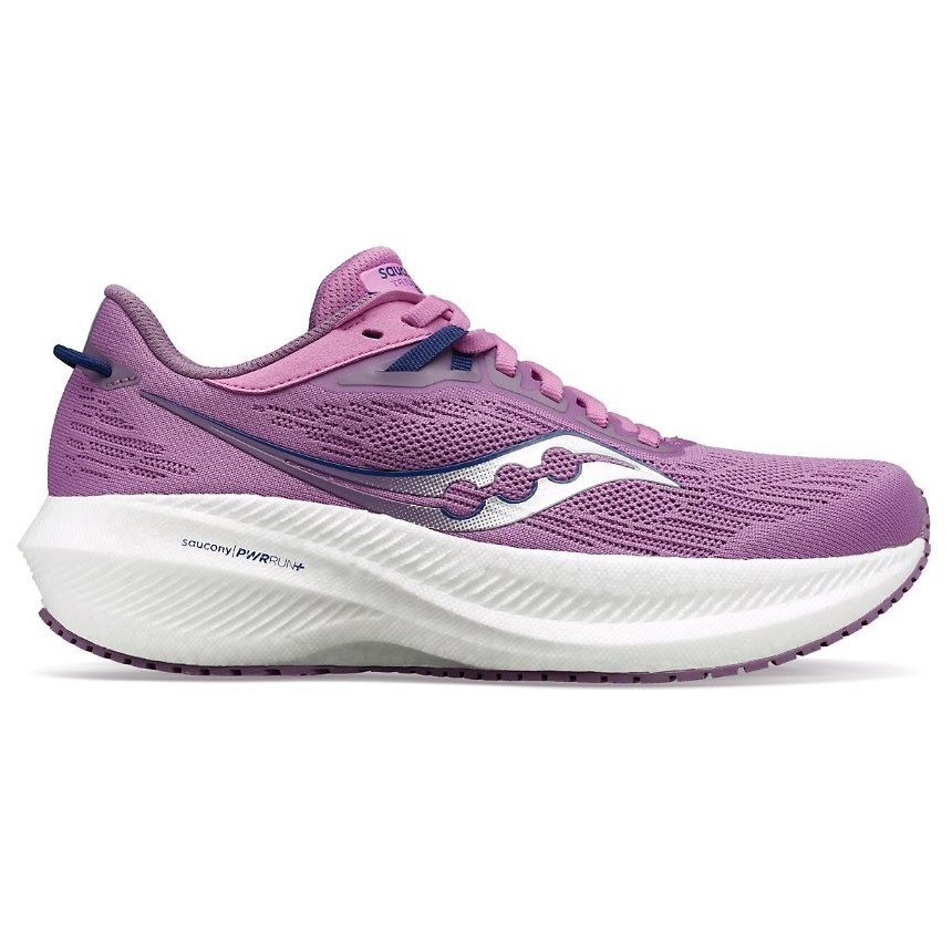 Saucony Triumph 21 - Womens Running Shoes - Grape/Indigo | Sportitude