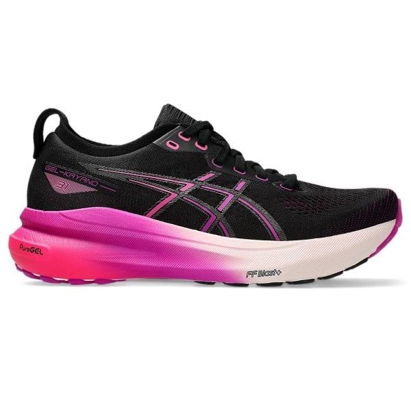 Asics Gel Kayano 31 - Womens Running Shoes - Black/Bold Magenta