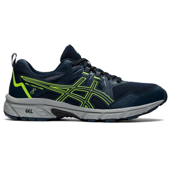 Asics Gel Venture 8 - Mens Trail Running Shoes - French Blue/Hazard Green