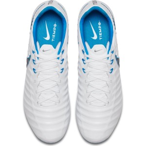 Nike Tiempo Legend VII Pro FG - Mens Football Boots - White/Blue Hero/Metallic Cool Grey