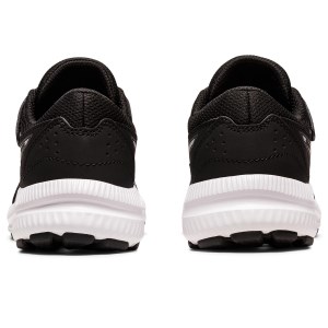Asics Contend 8 PS - Kids Running Shoes - Black/White