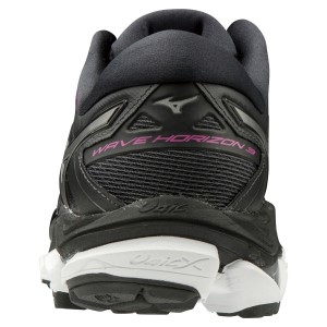 Mizuno Wave Horizon 3 - Womens Running Shoes - Black/Super Pink