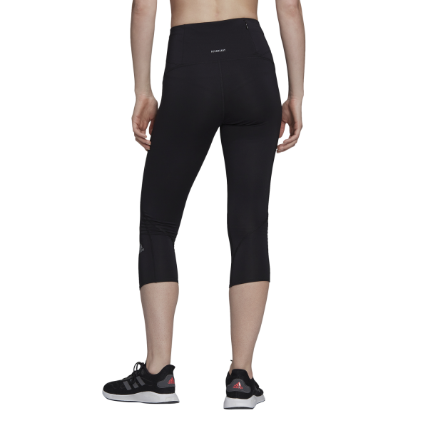 Adidas Own The Run Womens 3/4 Running Tights - Black