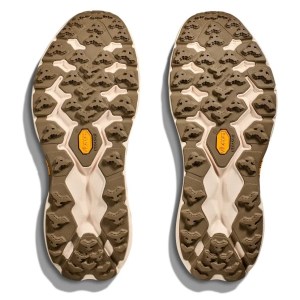 Hoka Speedgoat 5 - Mens Trail Running Shoes - Vanilla/Wheat
