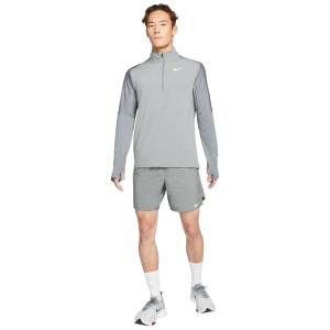 Nike Challenger 7 Inch Brief-Lined Mens Running Shorts - Smoke Grey/Heather/Reflective Silver