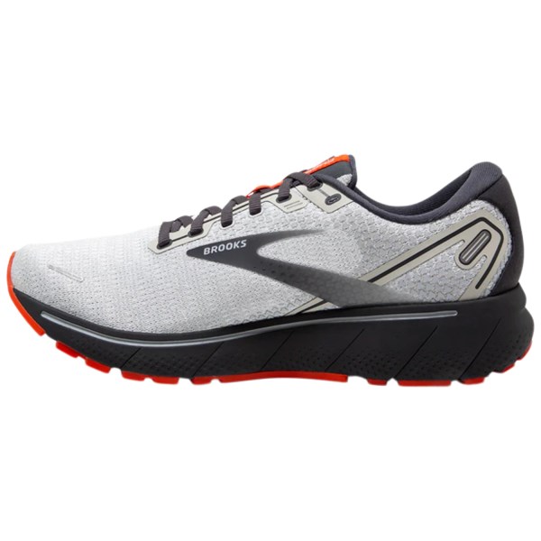 Brooks Ghost 14 - Mens Running Shoes - Oyster/Cherry/Ebony