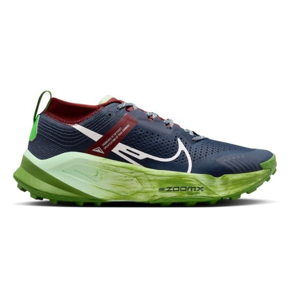 Nike ZoomX Zegama - Mens Trail Running Shoes - Thunder Blue/Summit ...