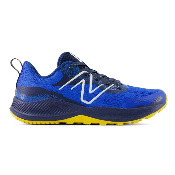 New Balance DynaSoft Nitrel Trail v5 Lace - Kids Trail Running Shoes - Blue Oasis/Ginger Lemon