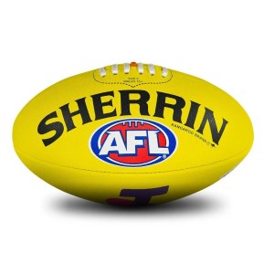 Sherrin Toyota 2020 AFL Finals Game Ball Replica Football - Size 5 - Yellow