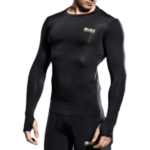 Select Profcare Mens Long Sleeve Compression Top - Black