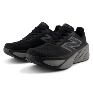 New Balance Fresh Foam X More v5 - Mens Running Shoes - Black/Linen/Silver Metallic