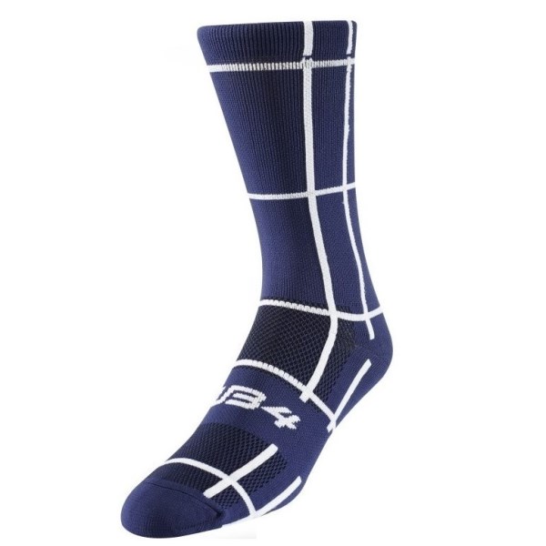 Sub4 Grid Unisex 3/4 Running Socks - Blue