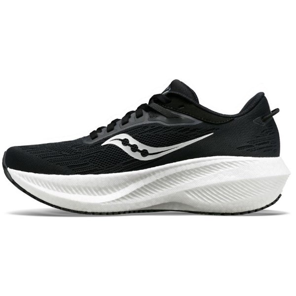 Saucony Triumph 21 - Womens Running Shoes - Black/White