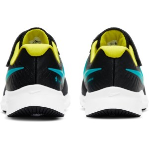 Nike Star Runner 2 PSV - Kids Running Shoes - Black/Chlorine Blue/High Voltage/White