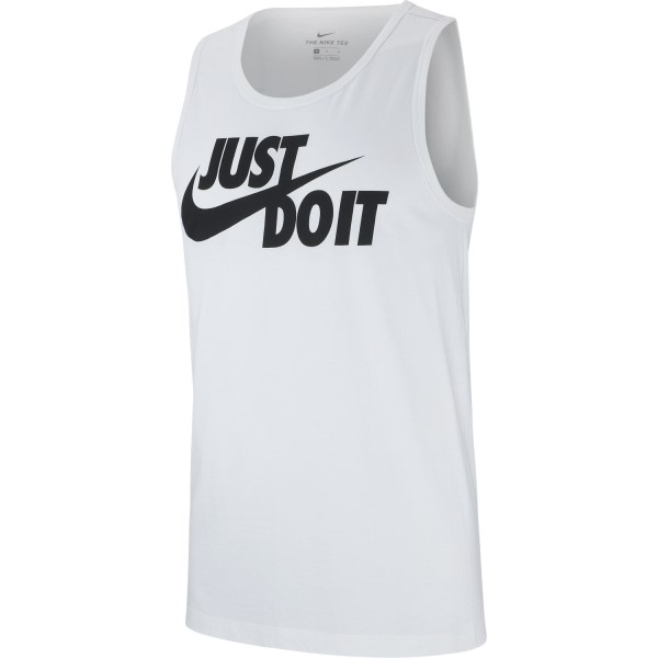 Nike Sportswear Just Do It Mens Tank Top - White/Black