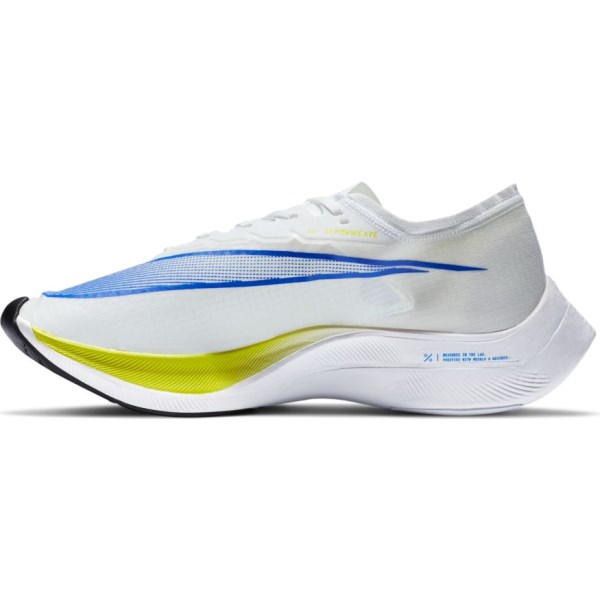 Nike ZoomX Vaporfly Next% - Mens Running Shoes - White/Racer Blue/Cyber Black