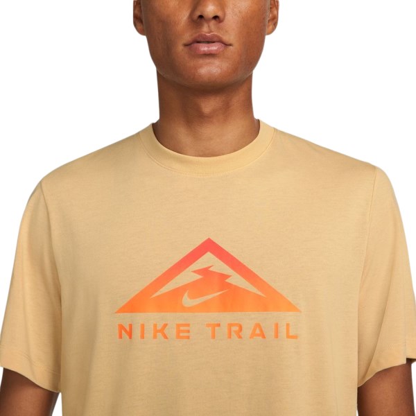 Nike Dri-Fit Mens Trail Running Shirt - Brown