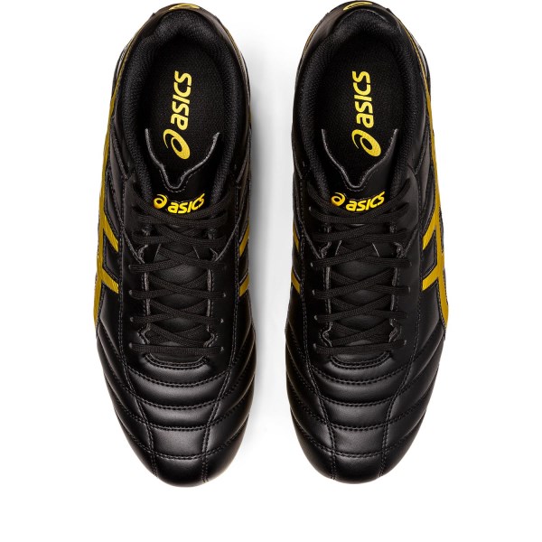 Asics Lethal Speed ST 2 - Mens Football Boots - Black/Vibrant Yellow