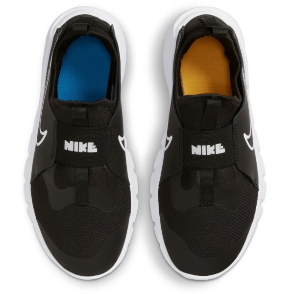 Nike Flex Runner 2 GS - Kids Running Shoes - Black/White/Photo Blue/University Gold