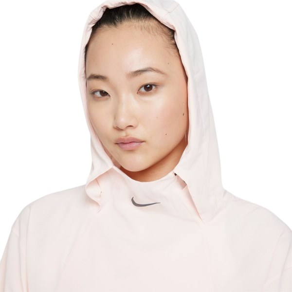 Nike Run Division Packable Pullover Womens Running Jacket - Pale Coral