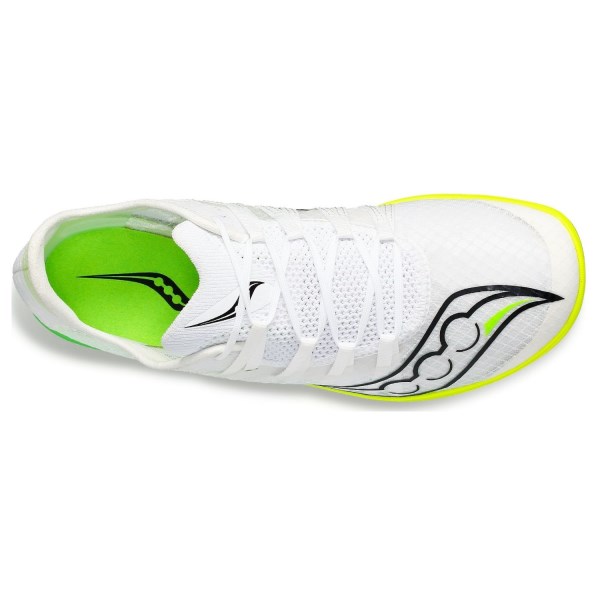 Saucony Terminal VT - Mens Middle Distance Track Spikes - White/Slime