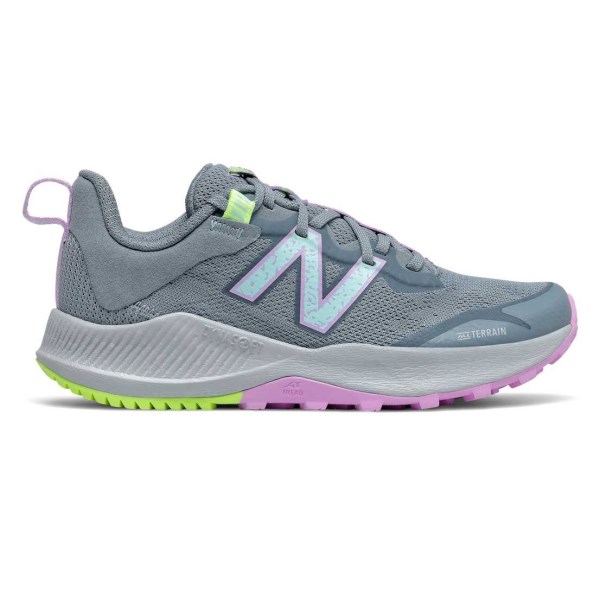 New Balance Nitrel v4 - Kids Trail Running Shoes - Grey/Pink