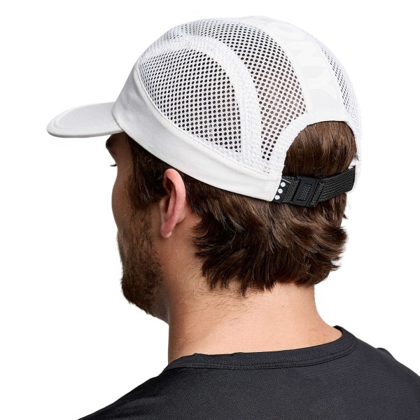Saucony Outpace Foamie Running Cap - White Graphic