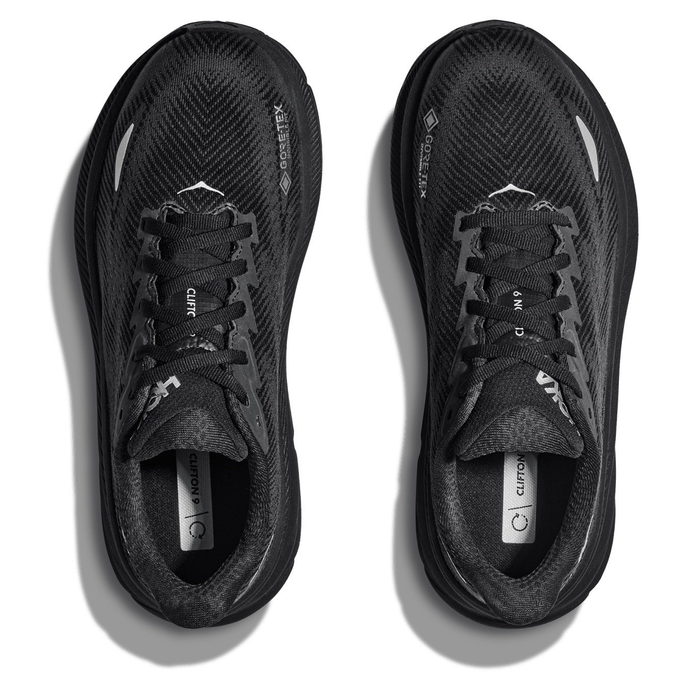 Hoka Clifton 9 GTX - Womens Running Shoes - Black/Black | Sportitude